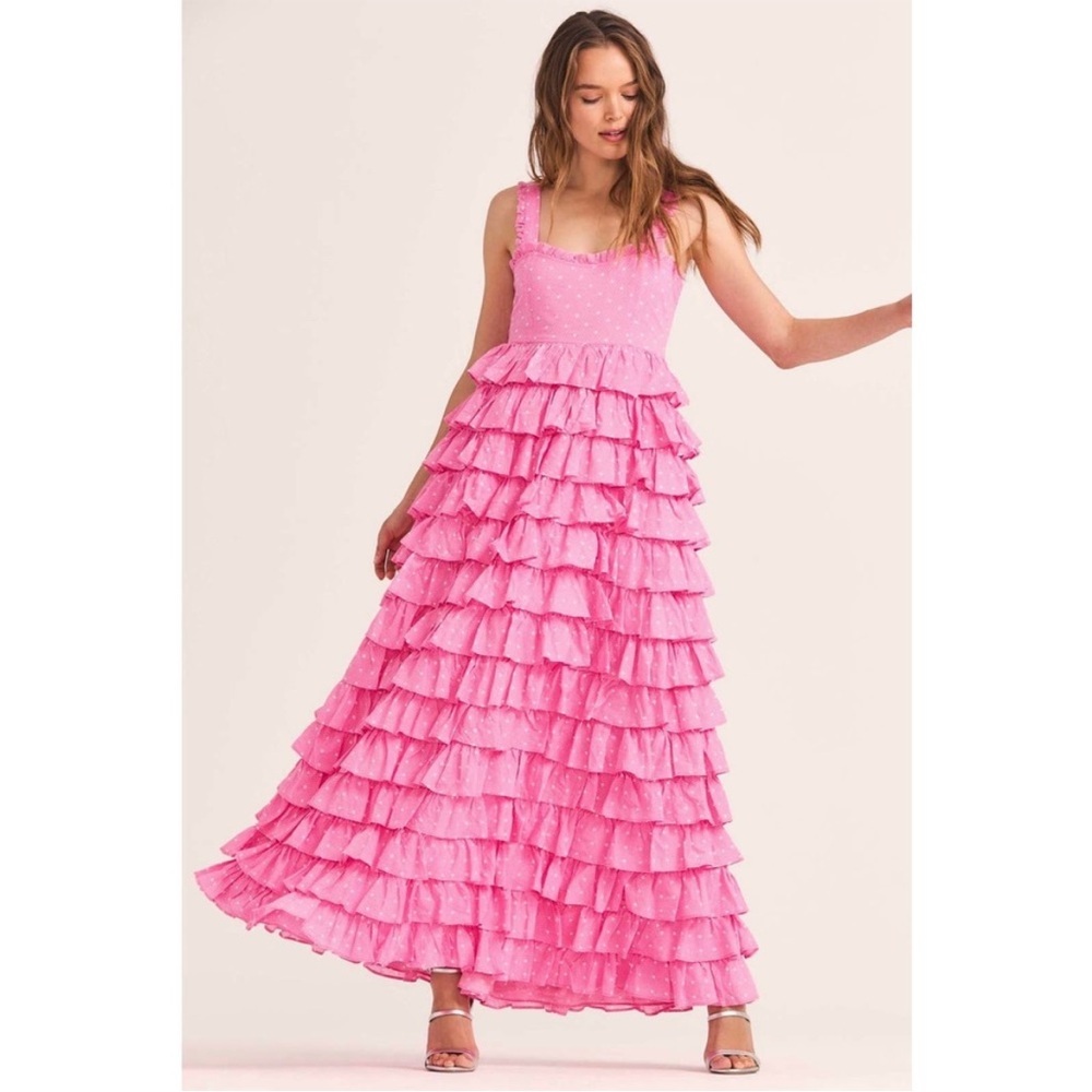 LOVE SHACK FANCY Idra Maxi Dress SIZE: 0 - Picture 3 of 7